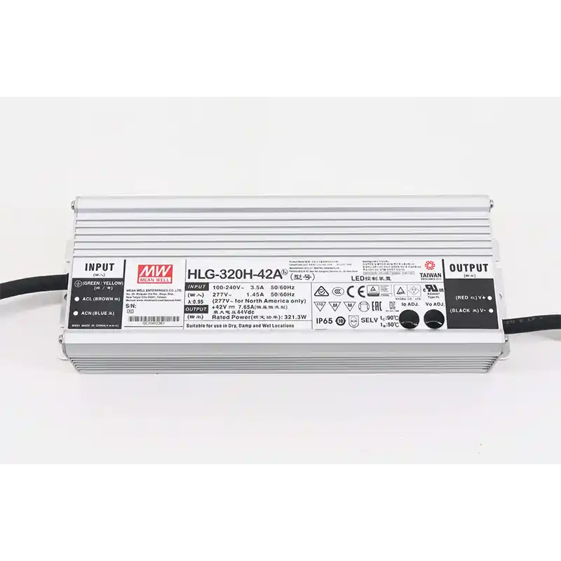 Mean Well HLG-320H-42A 320W Constant Voltage+Constant Current LED Driver