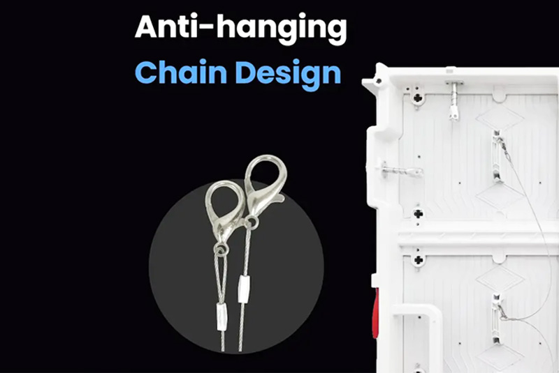 Anti-hanging Chain Design