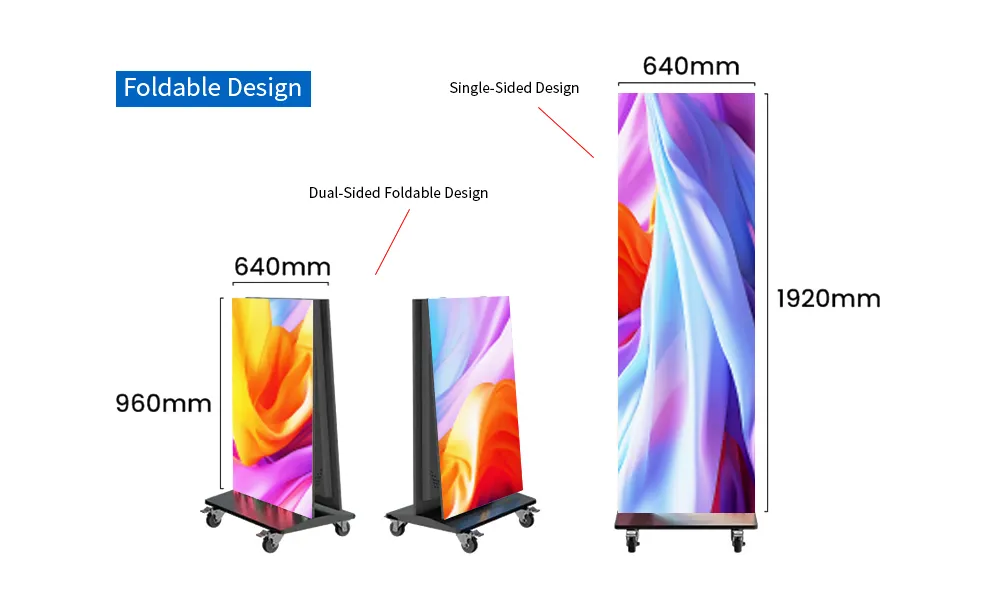 Dual-Sided Foldable Design