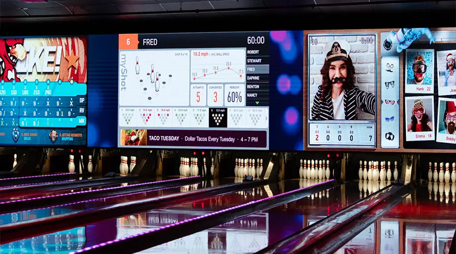Bowling LED Display Screen – Elevating the Game Experience