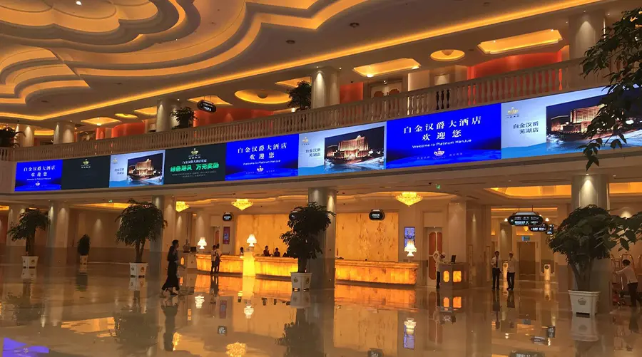 Hotel Lobby LED Display Screen: Elevating Guest Experience with Cutting-Edge Design