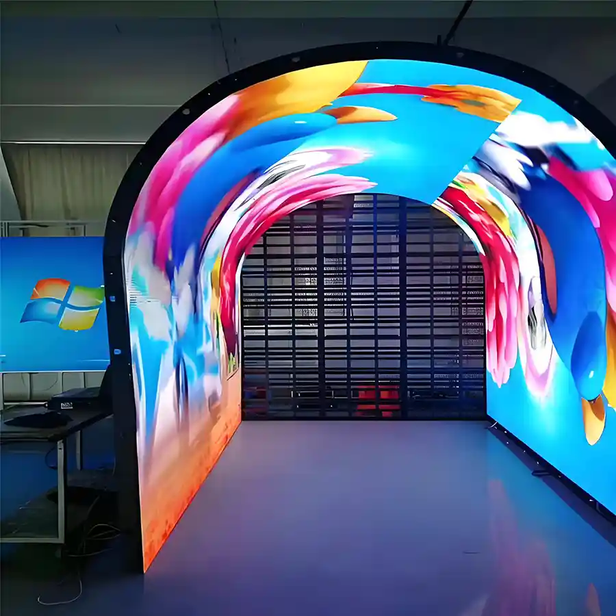 LED Arch Display for Sports Arena – Dynamic Visual Solutions Built to Impress
