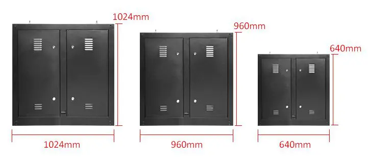 Cabinet size