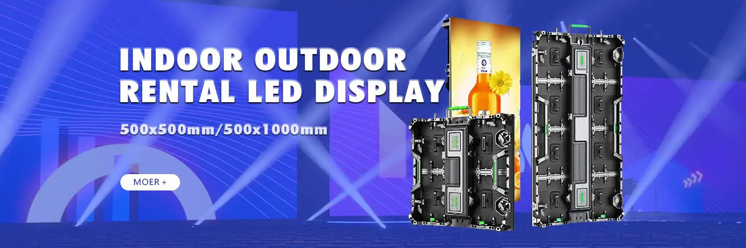 Indoor outdoor rental led display.