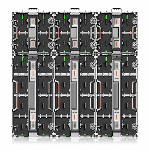 A black and white image of a server rack.